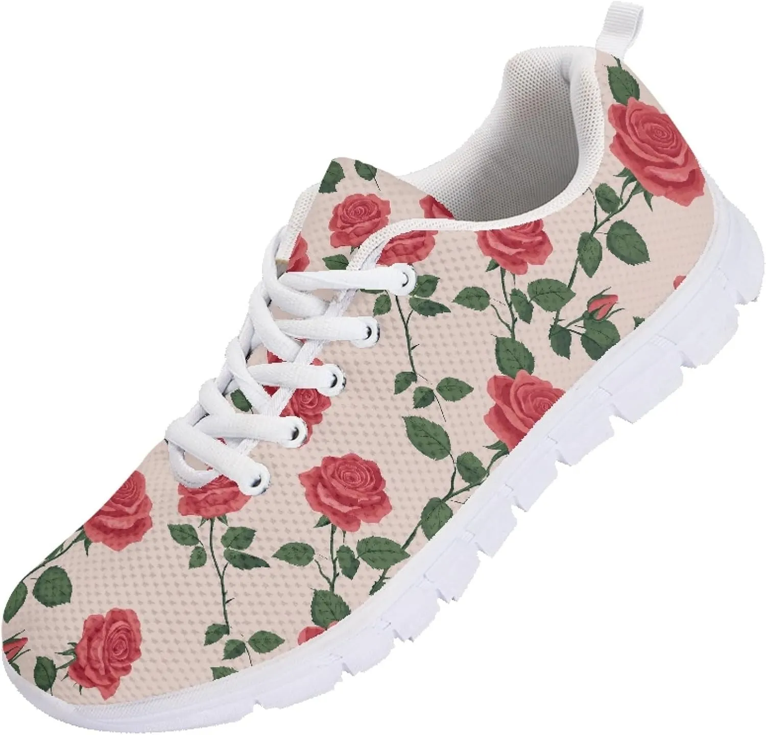 Breathable Sports Shoes Adults Teens Trainer Running Travel Womens Sneaker Walking Low Heel Lightweight Sneakers