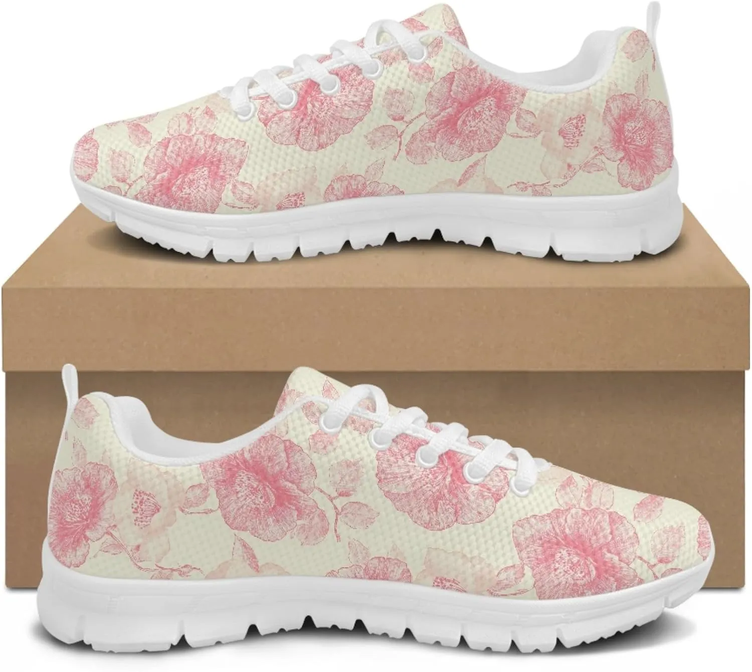 Breathable Sports Shoes Adults Teens Trainer Running Travel Womens Sneaker Walking Low Heel Lightweight Sneakers