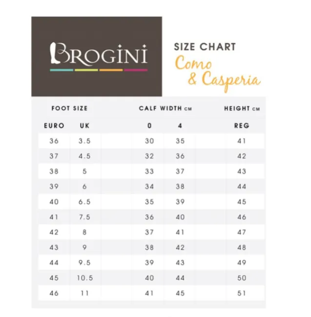 Brogini Casperia Mens Long Leather Riding Boots (Black)
