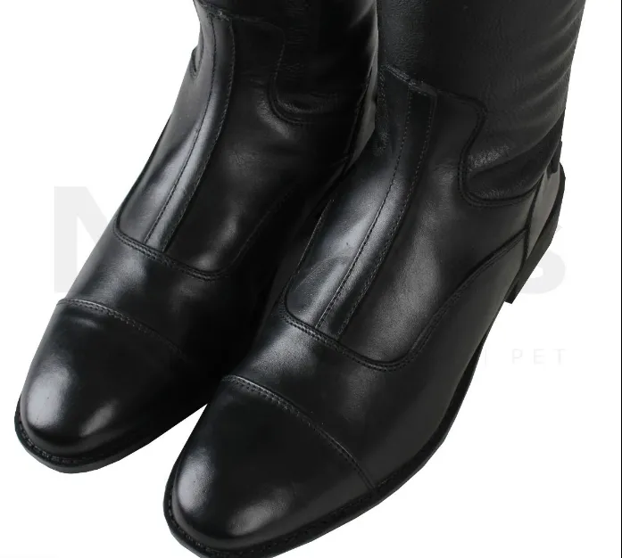 Brogini Casperia Mens Long Leather Riding Boots (Black)