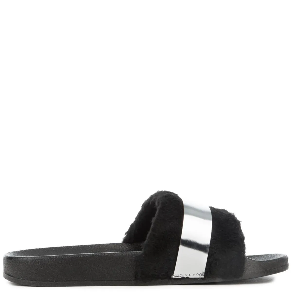 Cape Robbin Moira-26 Silver Slides Silver
