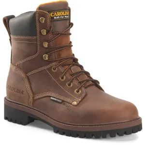 Carolina Men's Silvanus Steel Toe Waterproof Work Boot - Tobacco - CA8585