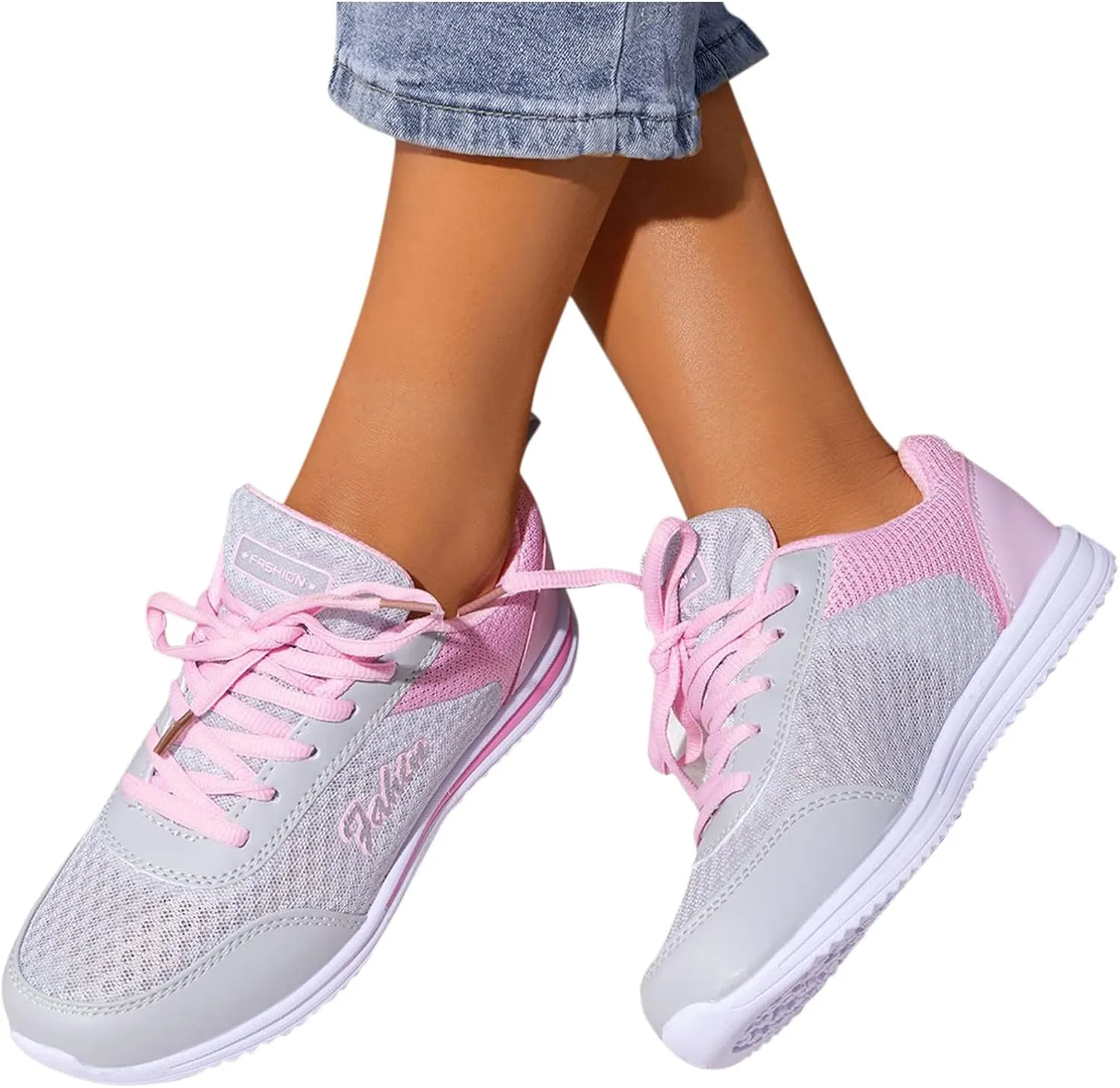 Casual Mesh On Slip Breathable Fashion for Women's Shoes Women's Casual Biking Shoes Women