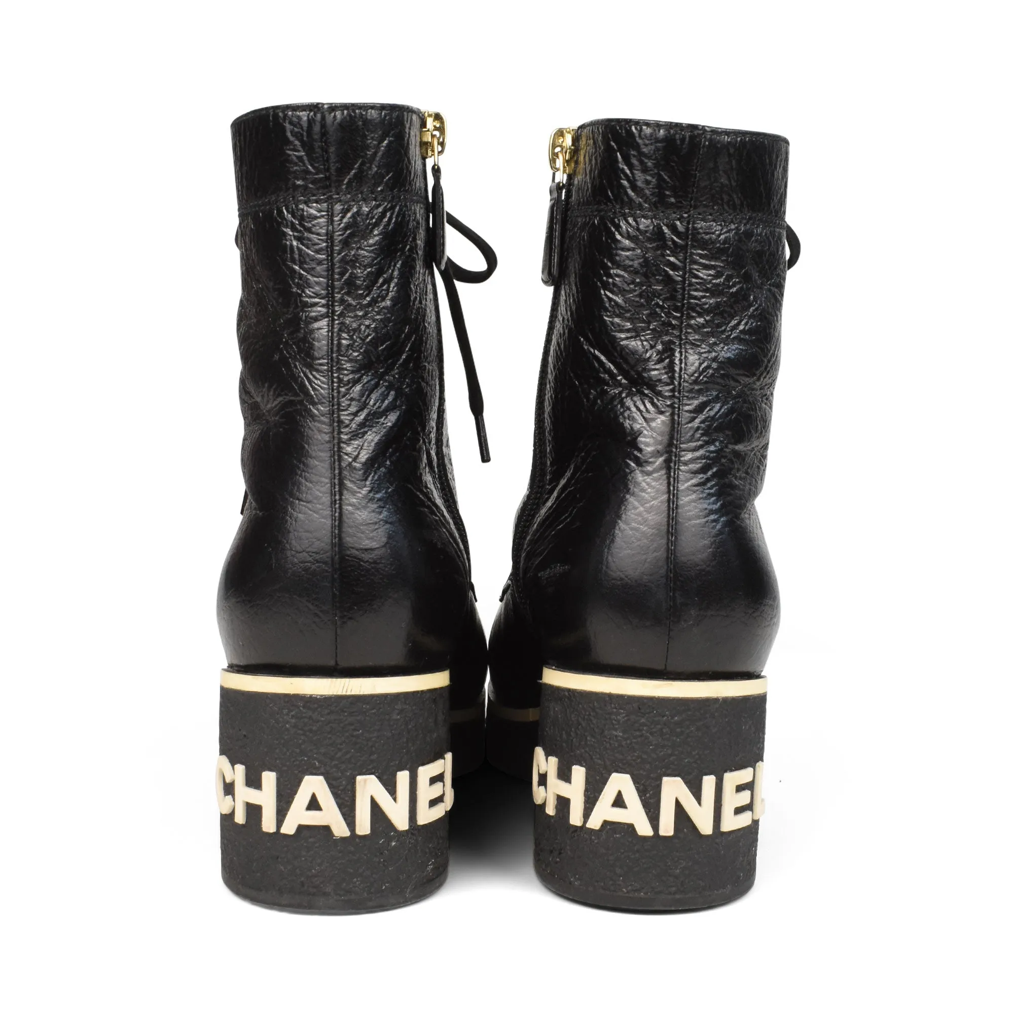 Chanel Combat Boots - Women's 37