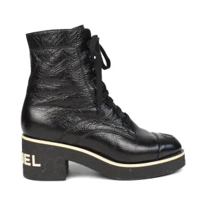 Chanel Combat Boots - Women's 37