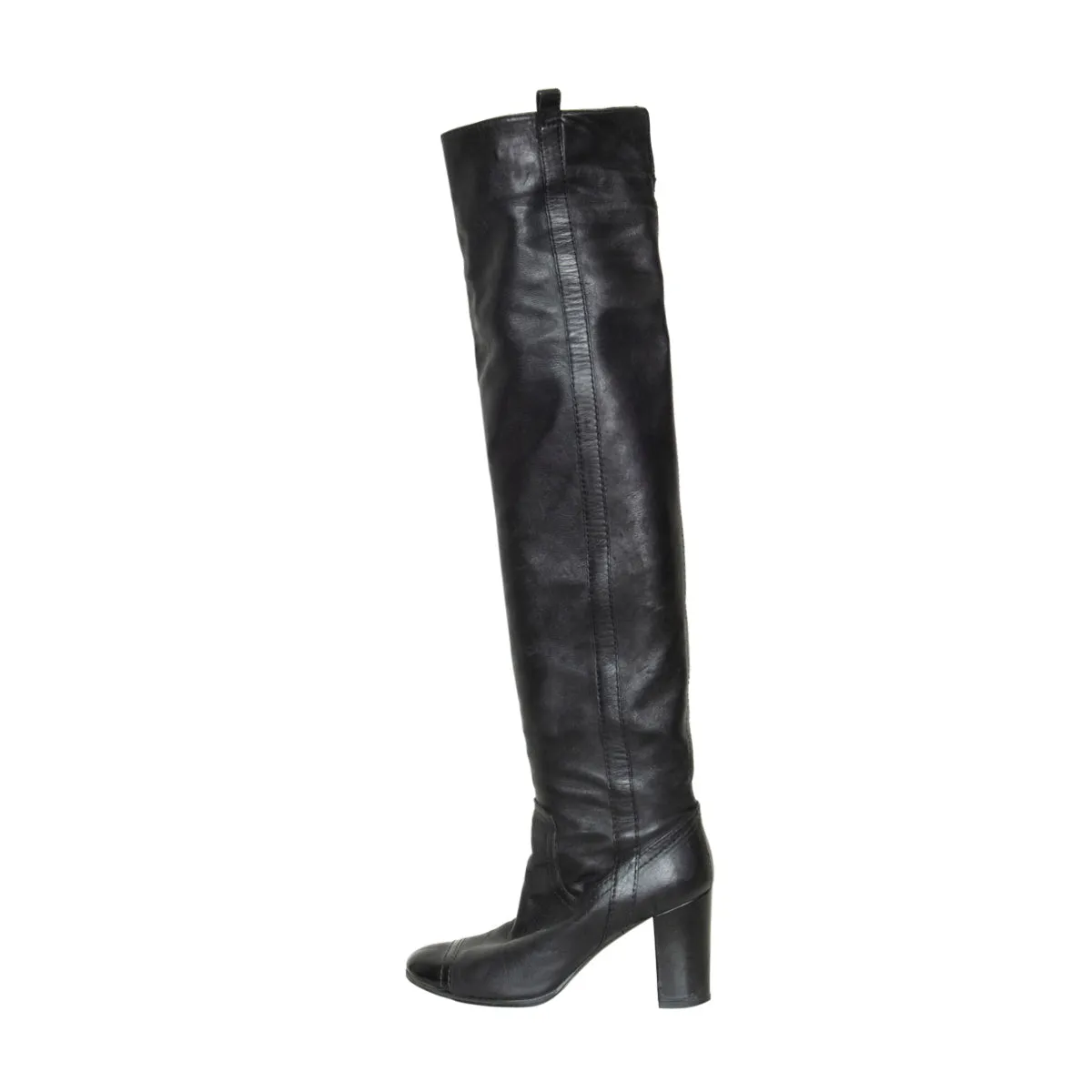 Chanel Leather Boots