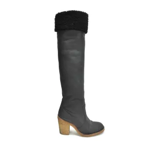 Chanel Shearling Boots - Women's 40