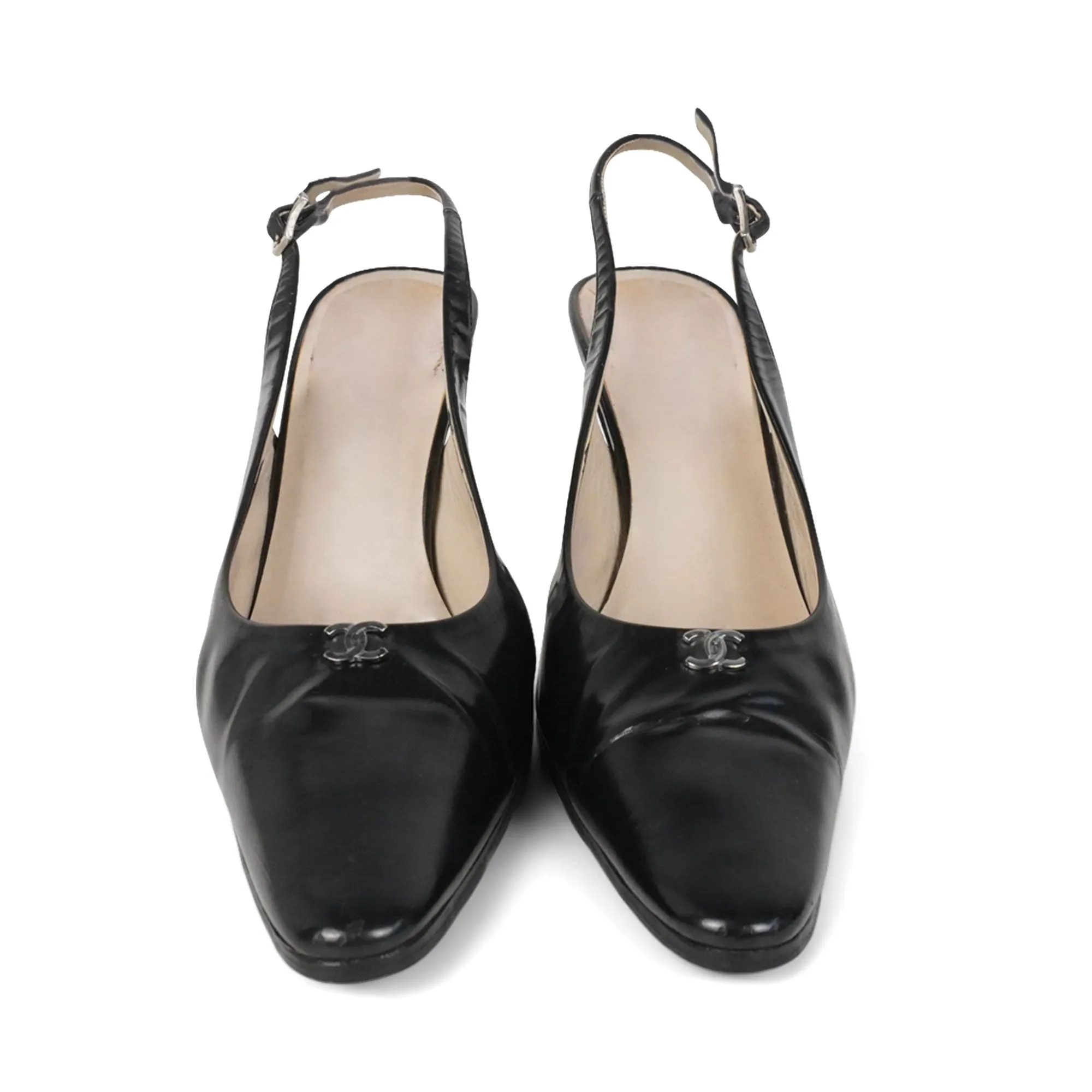 Chanel Slingback Heels - Women's 39