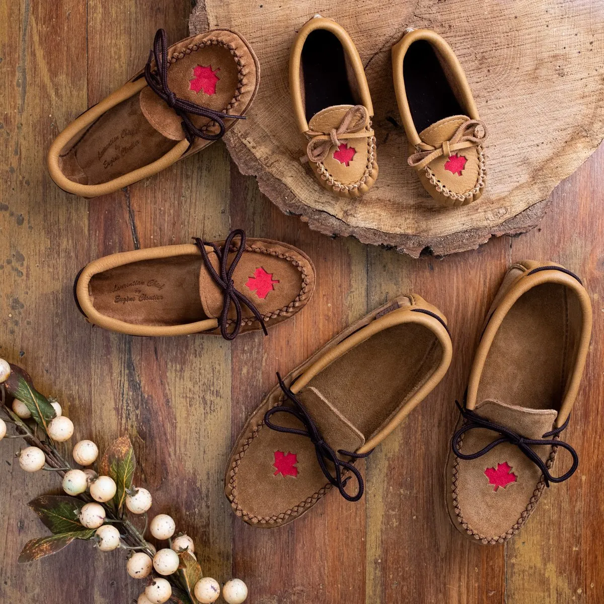 Children's Maple Leaf Moccasins (Final Clearance)