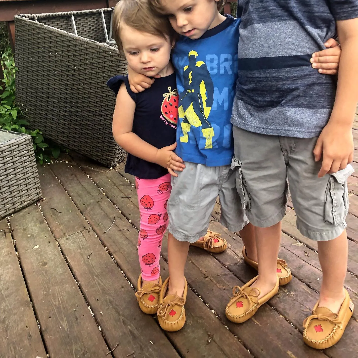 Children's Maple Leaf Moccasins (Final Clearance)