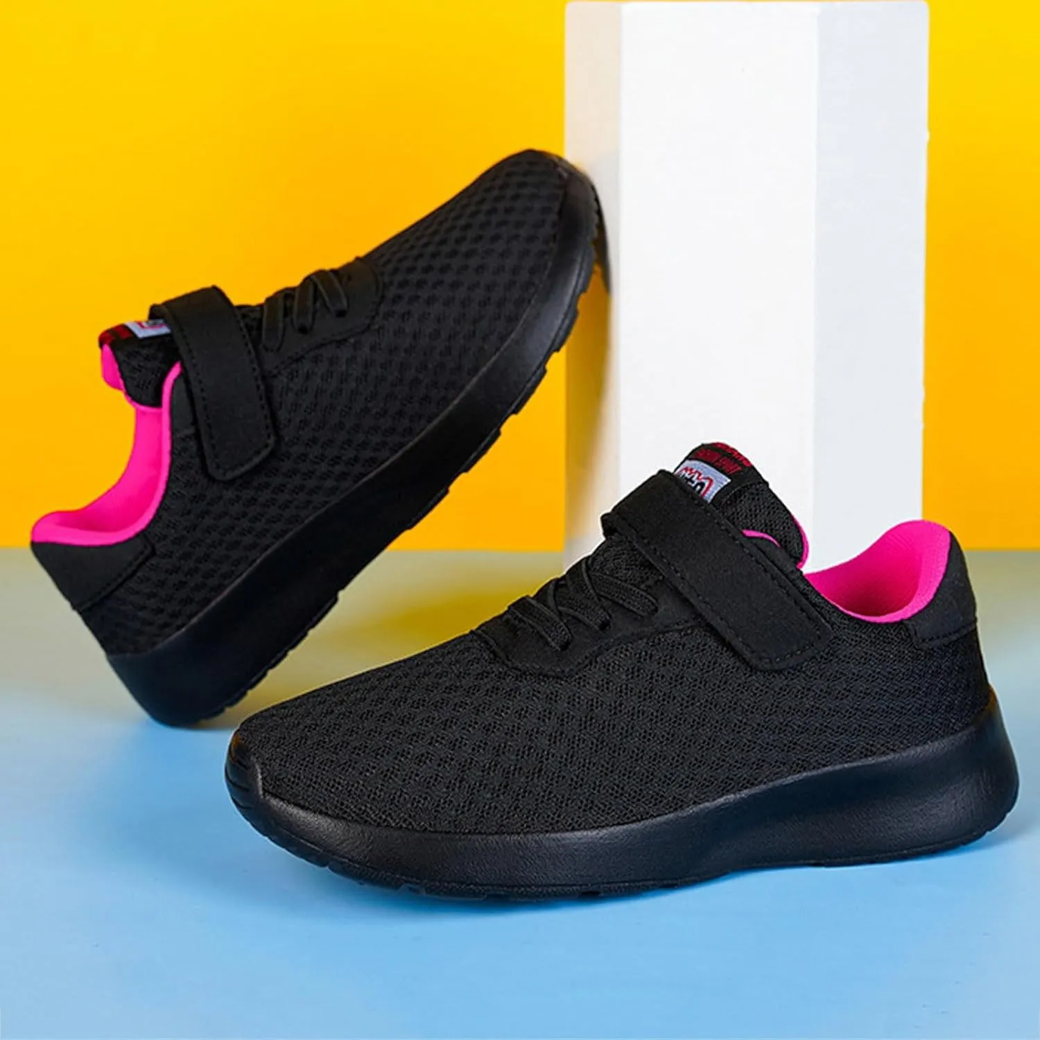 Children's Mesh Breathable Lightweight Soft Sole Solid Color Running Casual Sneakers Sneakers for Boy Sneakers Size 13