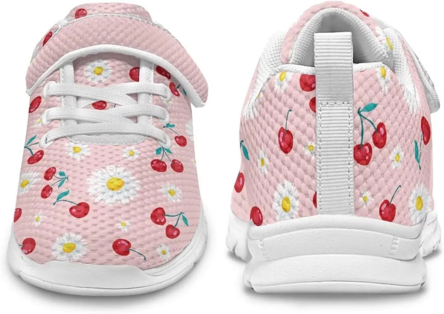 Children's Single Buckle Sneakers,Teen Spring Sports Shoes,Anti-Skid Mesh Cycling Hiking Sneakers for Boys Girls