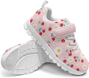 Children's Single Buckle Sneakers,Teen Spring Sports Shoes,Anti-Skid Mesh Cycling Hiking Sneakers for Boys Girls