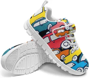 Children's Single Buckle Sneakers,Teen Spring Sports Shoes,Anti-Skid Mesh Cycling Hiking Sneakers for Boys Girls