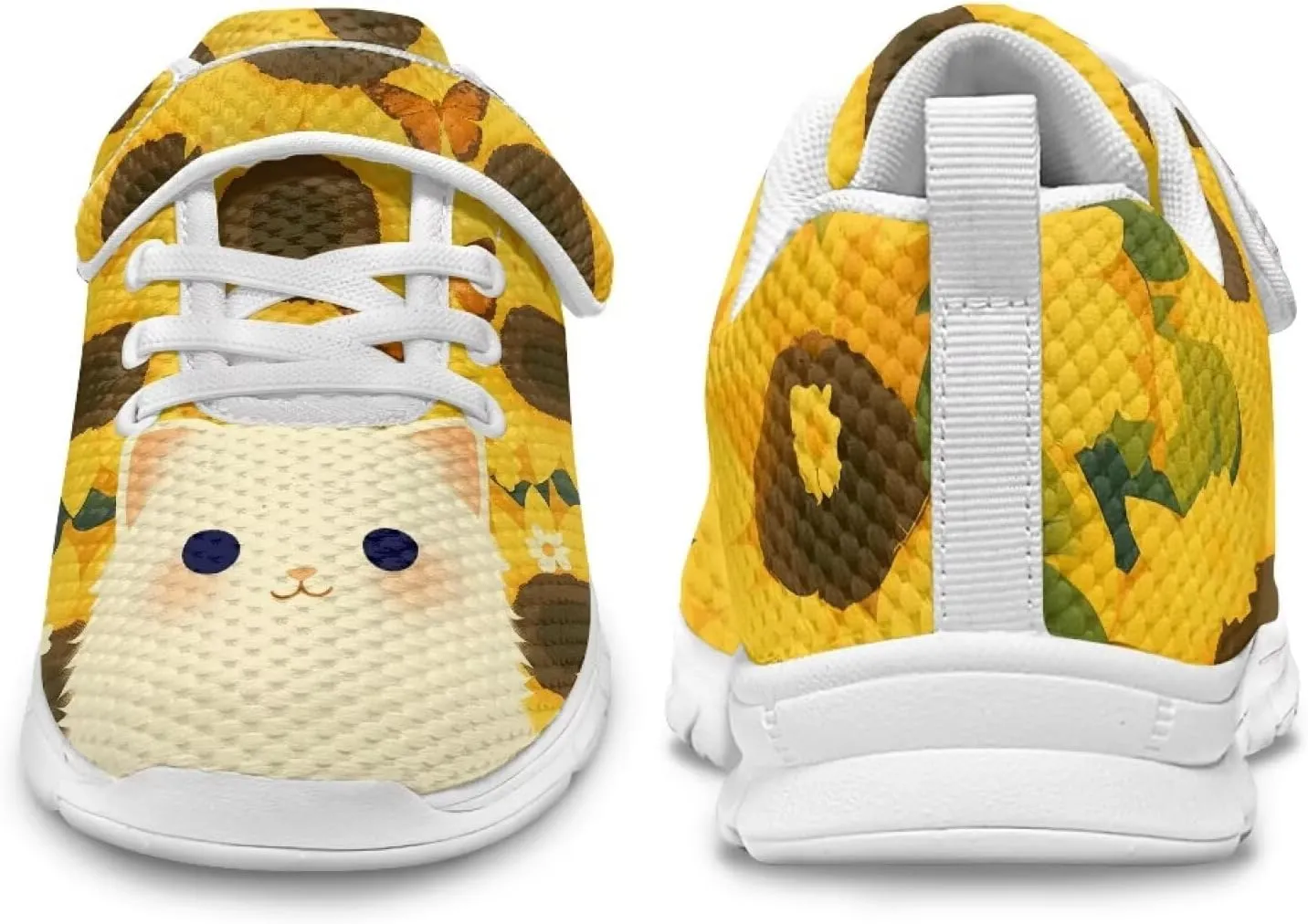 Children's Single Buckle Sneakers,Teen Spring Sports Shoes,Anti-Skid Mesh Cycling Hiking Sneakers for Boys Girls