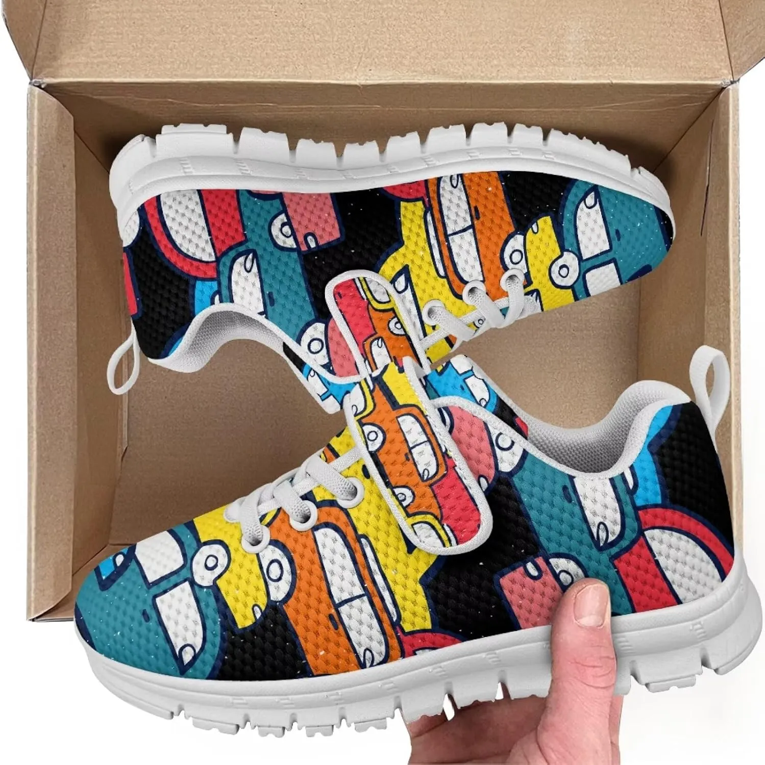 Children's Single Buckle Sneakers,Teen Spring Sports Shoes,Anti-Skid Mesh Cycling Hiking Sneakers for Boys Girls