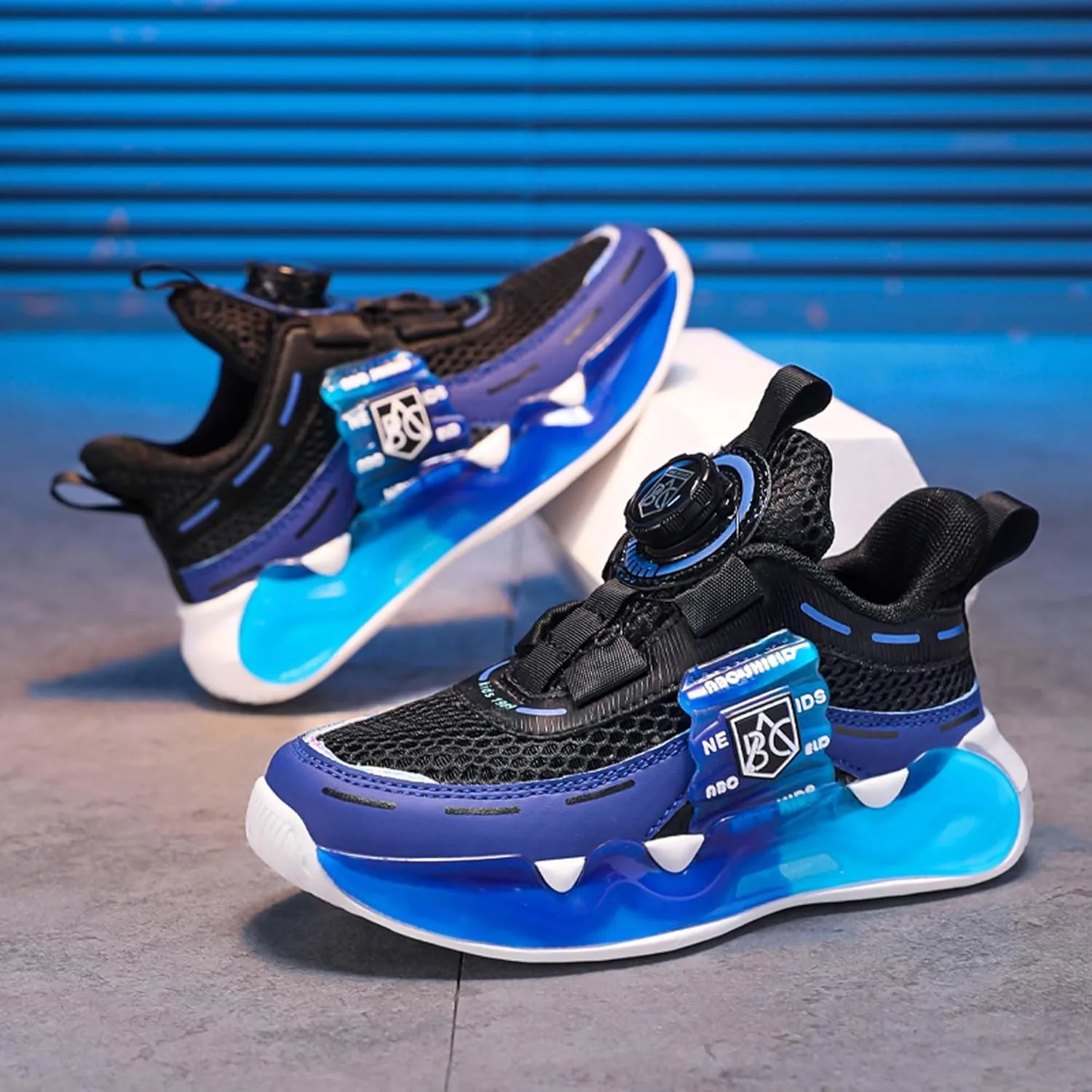 Children's Sports Shoes Boys Girls Running Tennis Shoes Sports Casual Shoes Indoor Outdoor Training Basketball Sneakers Outdoor Casual Walking Shoes