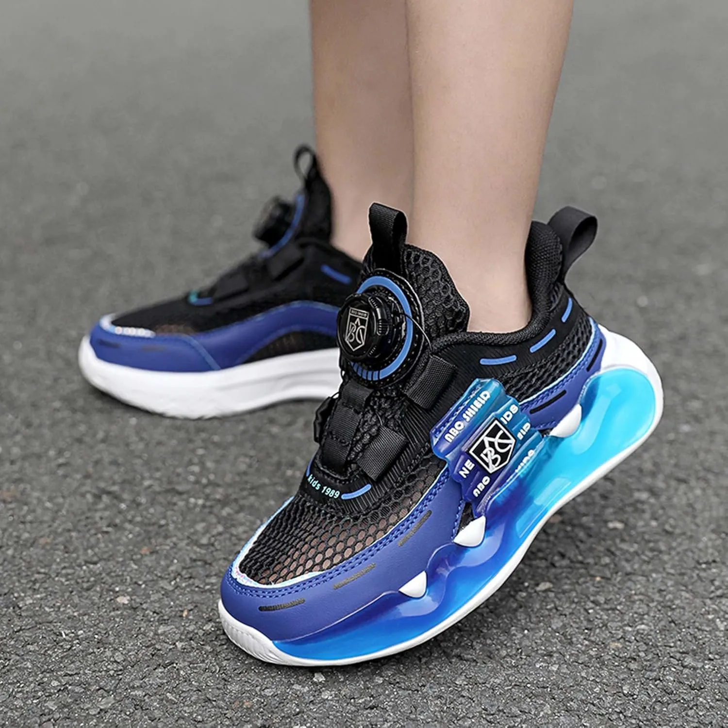 Children's Sports Shoes Boys Girls Running Tennis Shoes Sports Casual Shoes Indoor Outdoor Training Basketball Sneakers Outdoor Casual Walking Shoes
