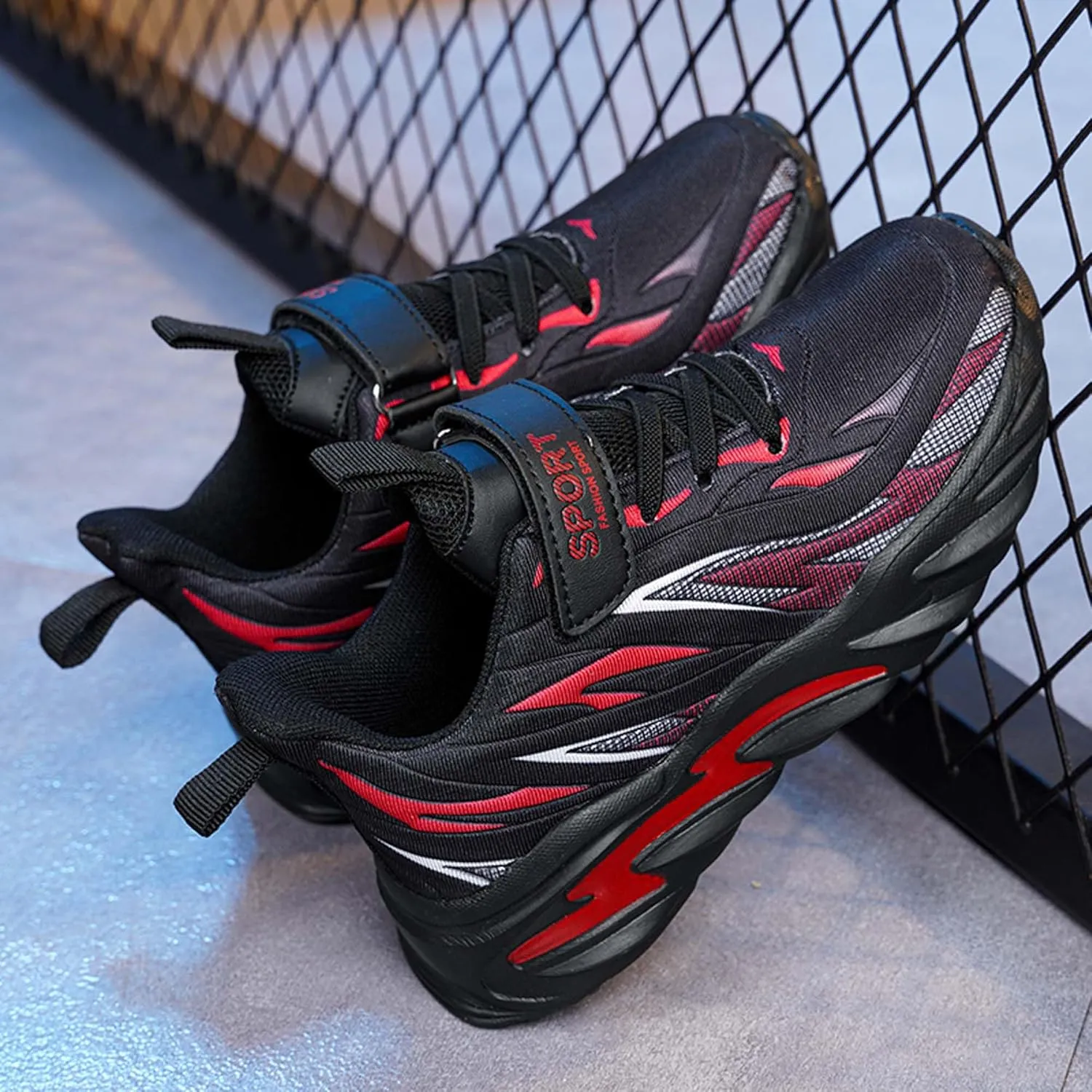 Children's Sports Shoes Boys Girls Sports Running Shoes Athletic Casual Soft Sole Basketball Running Shoes - Breathable Comfortable Tennis Sneakers