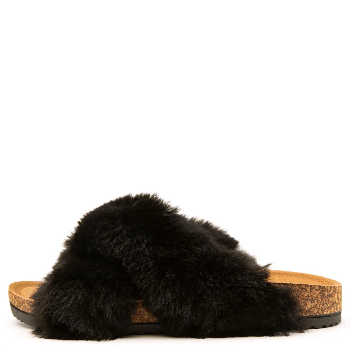 Chillon Flat Fur Sandals