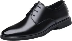 Classic Lace Up Wedding Business Formal Oxford Mens Waterproof Leather Low Top Dress Shoes