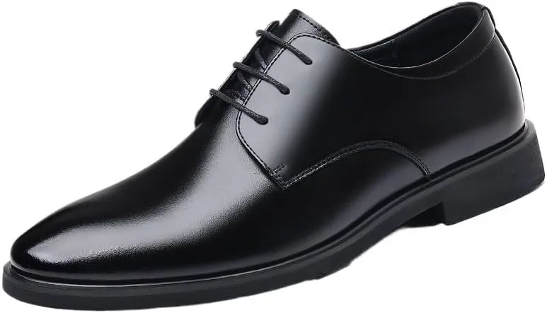 Classic Lace Up Wedding Business Formal Oxford Mens Waterproof Leather Low Top Dress Shoes