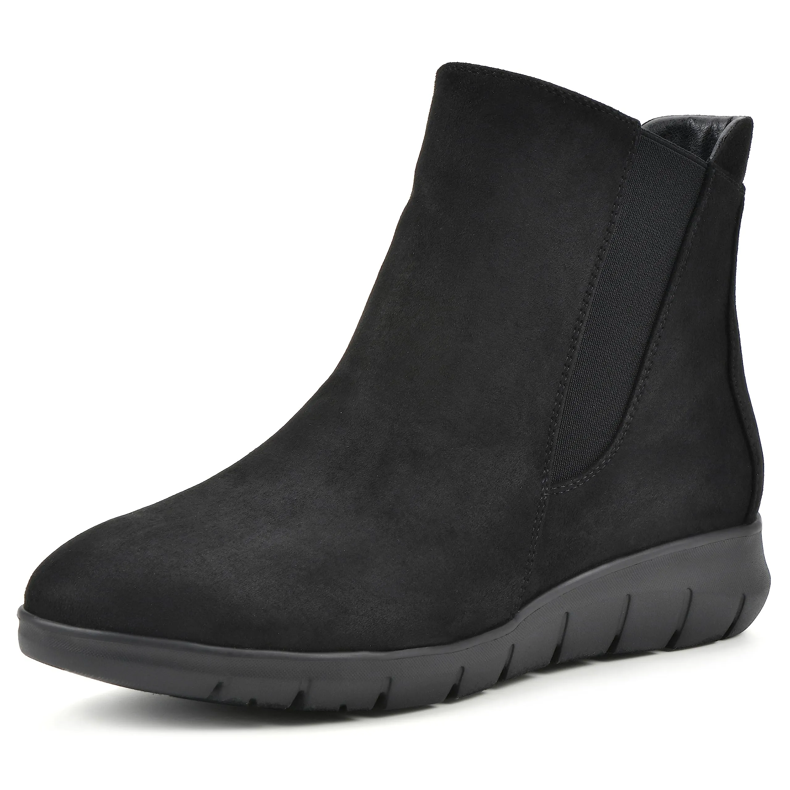 CLIFFS BY WHITE MOUNTAIN Women's Caption Chelsea Boots, Black/Suedette, 8.5