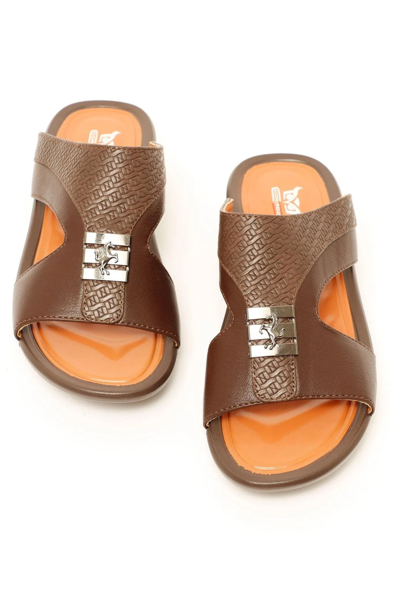 CORADO MEN'S SLIPPERS IN BROWN CR4
