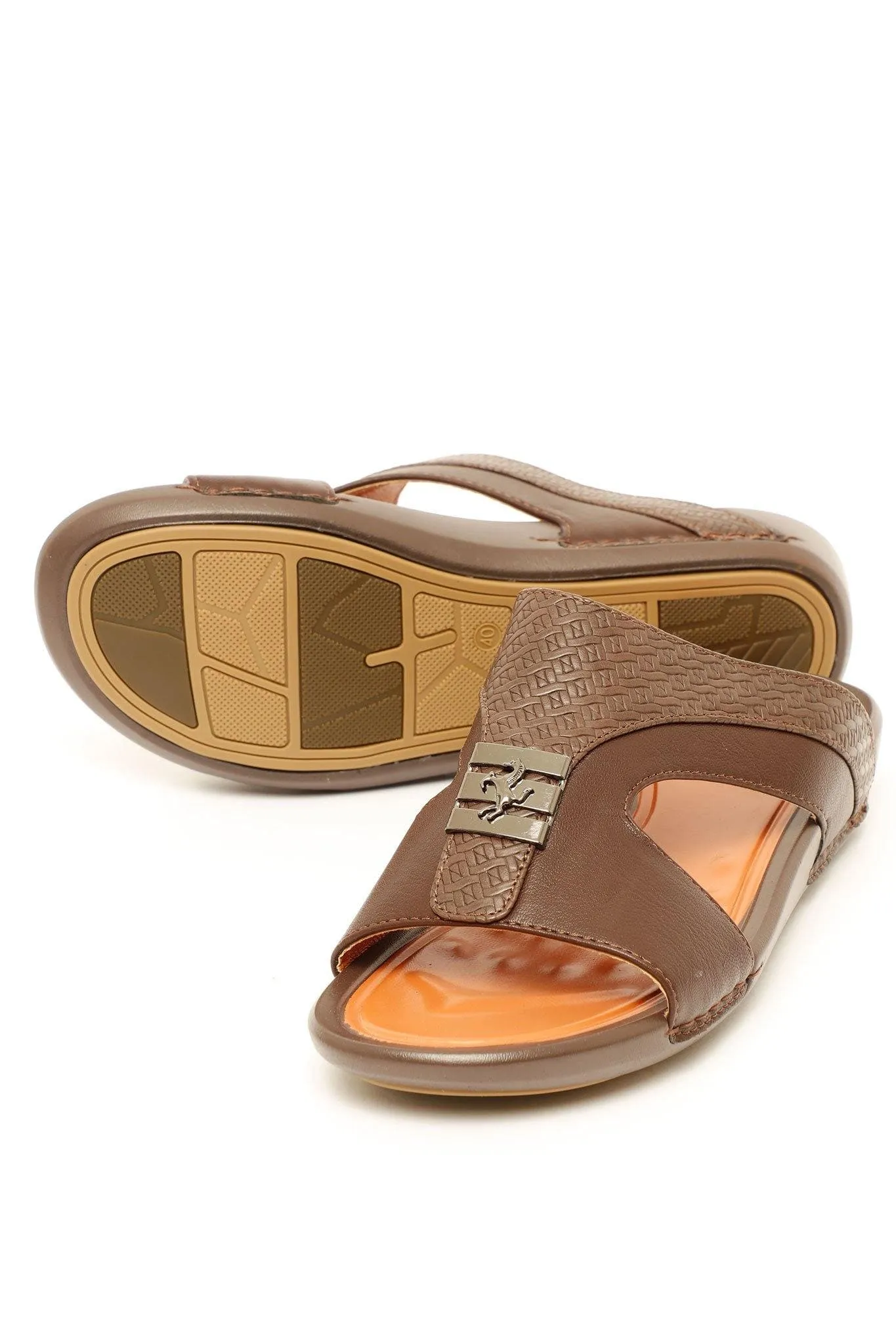 CORADO MEN'S SLIPPERS IN BROWN CR4