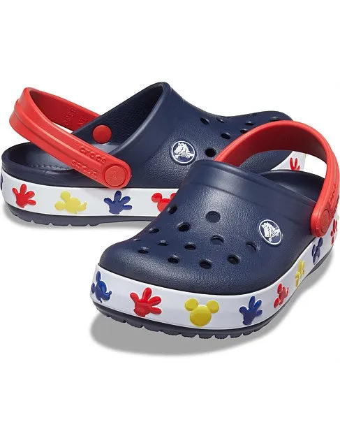 CROCS INFANT FL MICKEY LIGHTS CLOG - NAVY