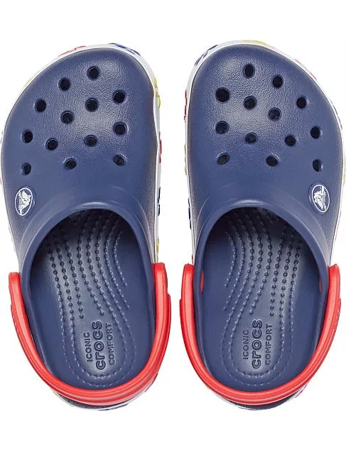 CROCS INFANT FL MICKEY LIGHTS CLOG - NAVY