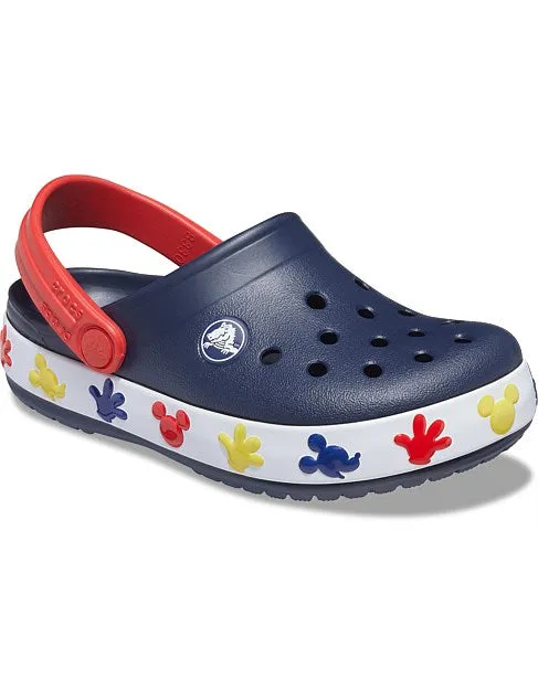 CROCS INFANT FL MICKEY LIGHTS CLOG - NAVY
