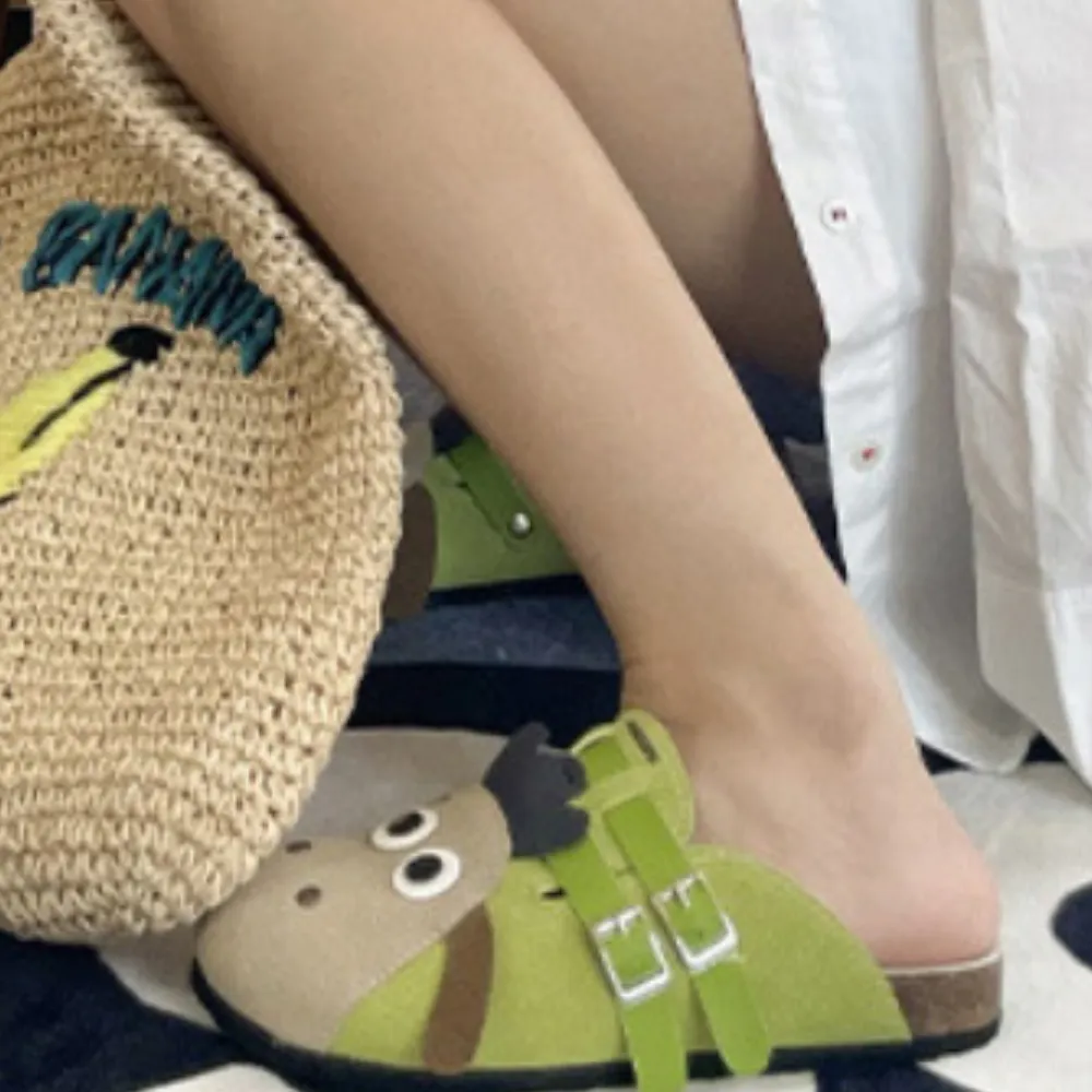 Cute Cartoon Baotou Bolken Shoes