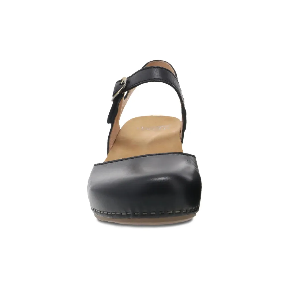 Dansko Tiffani Black Milled Burnished Mary Jane (Women's)