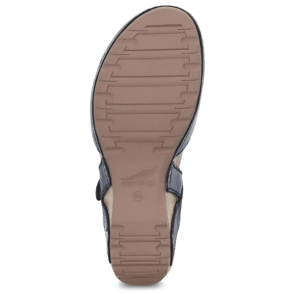 Dansko Tiffani Black Milled Burnished Mary Jane (Women's)
