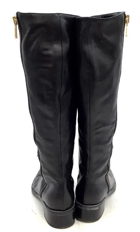 Davos Gomma Women's Black Tall Riding Boots - Size 38