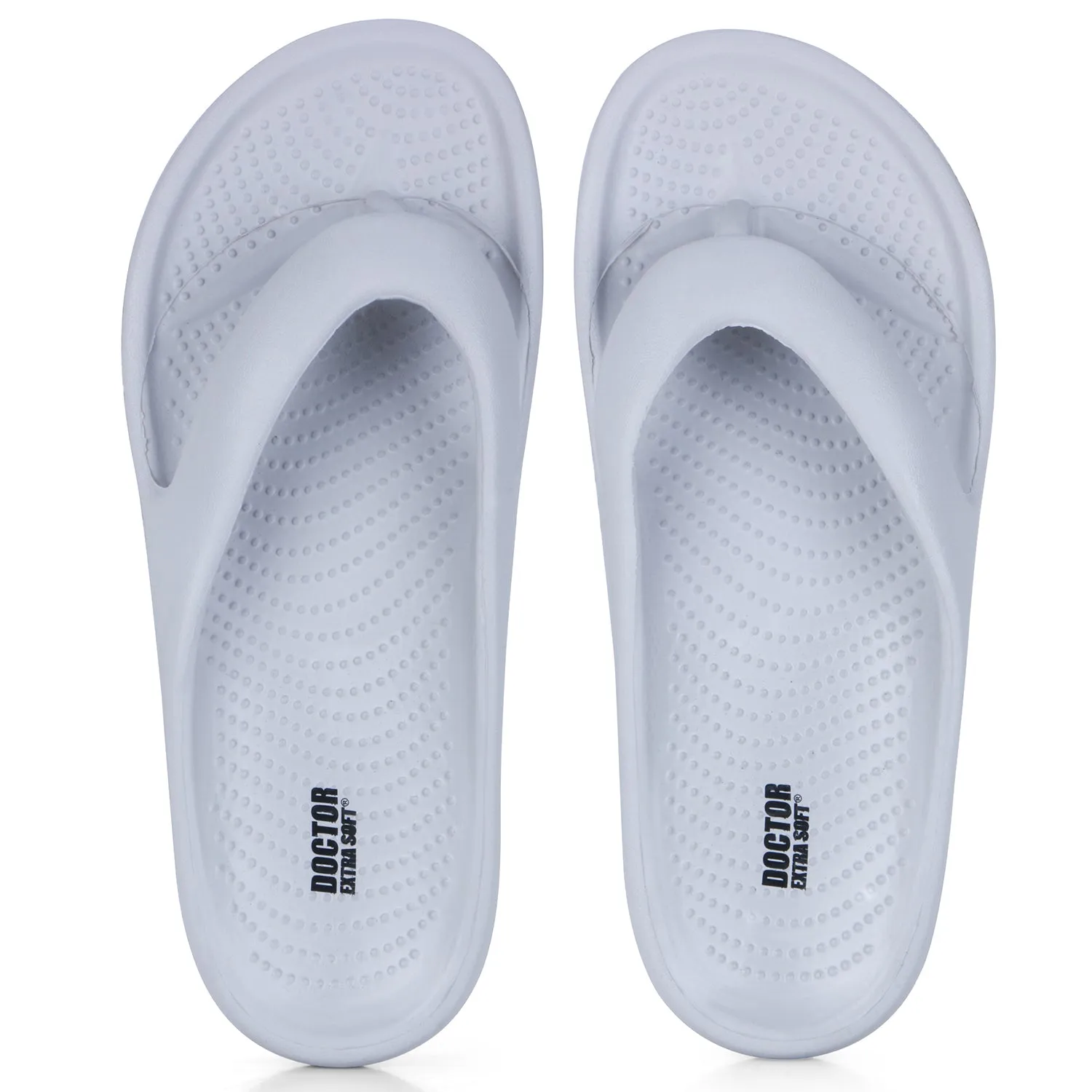 DOCTOR EXTRA SOFT D-506 Men's Classic Casual Thong Slippers with Cushion FootBed for Adult |Comfortable & LightWeight | Stylish & Anti-Skid |Waterproof & Everyday Indoor Outdoor Flip Flops Gents/Boys