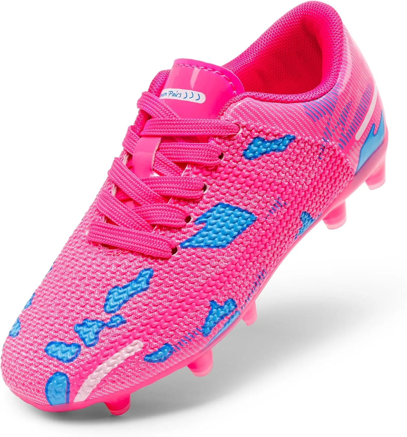 DREAM PAIRS Boys Girls Soccer Cleats Kids Football Shoes for Little/Big Kid