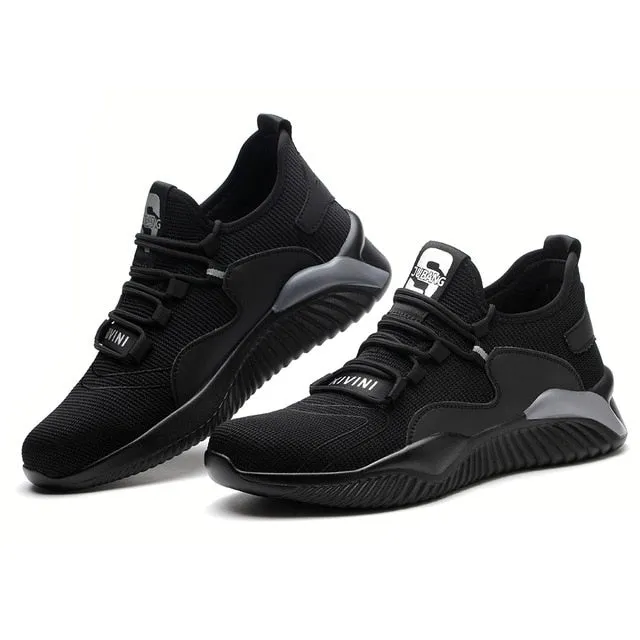 Dropshipping Men women Work Shoes Steel Toecap Safety Boots European standard anti-smash anti-puncture sport shoes Safety Shoes
