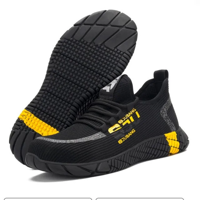 Dropshipping Men women Work Shoes Steel Toecap Safety Boots European standard anti-smash anti-puncture sport shoes Safety Shoes