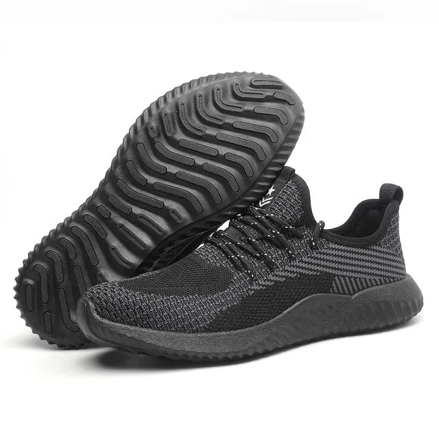 Dropshipping Men women Work Shoes Steel Toecap Safety Boots European standard anti-smash anti-puncture sport shoes Safety Shoes