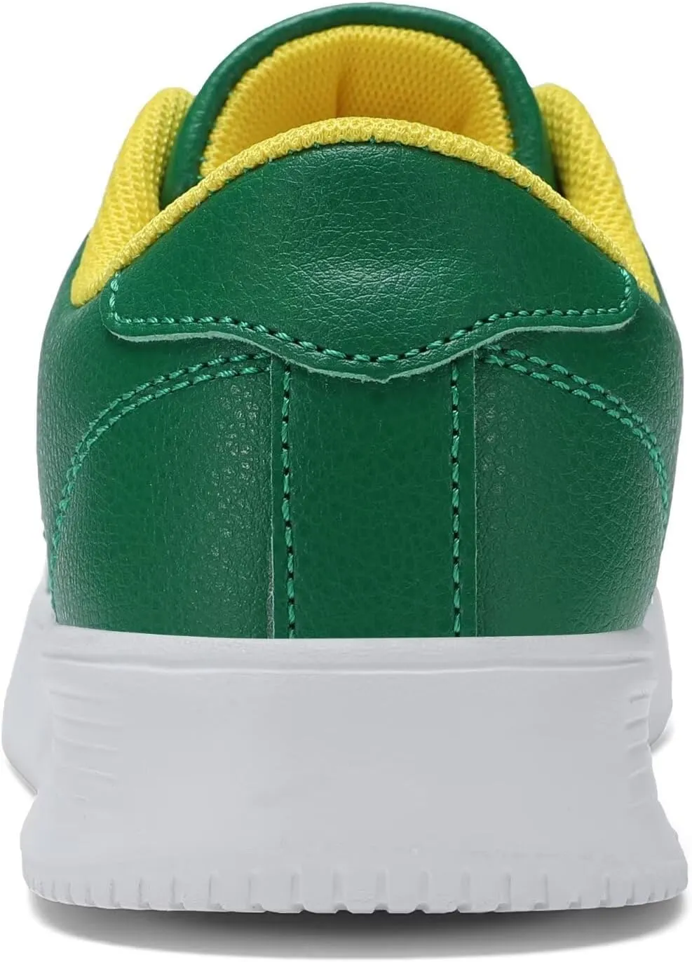 DSWED Unisex-Child Leather Lightweight Breathable Knit Athletic Running Sneakers for Kids Shoes for Boys Girls