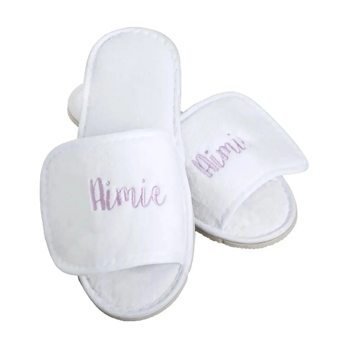 Duncan Stewart Disposable Towelling Slippers With Adjustable Strap - Bundle Options of 10, 15 & 20