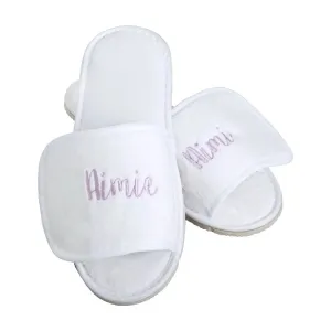 Duncan Stewart Disposable Towelling Slippers With Adjustable Strap - Bundle Options of 10, 15 & 20