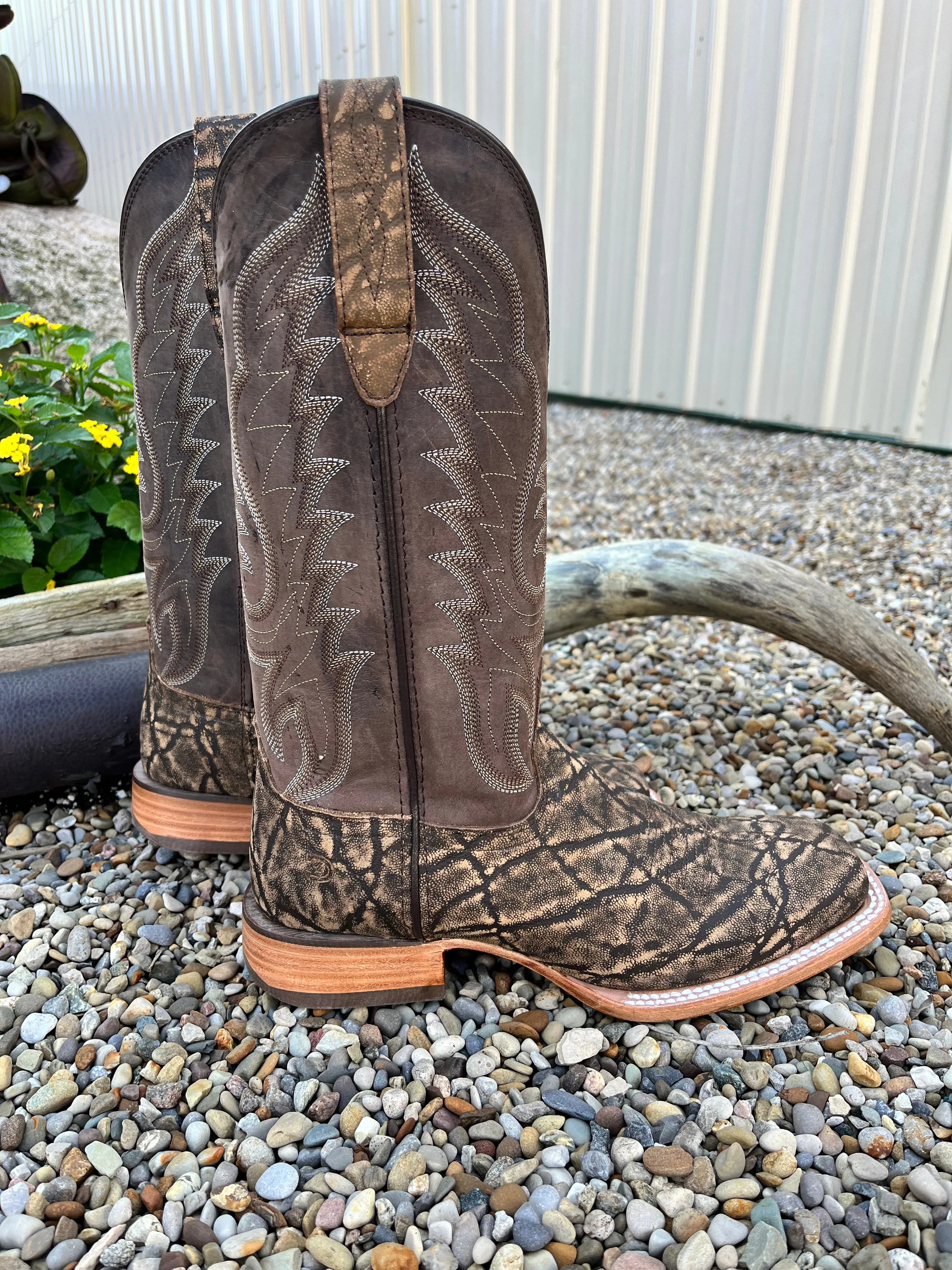Durango Men's Arena Pro Rustic Tobacco Cowboy Square Toe Boots DDB0414