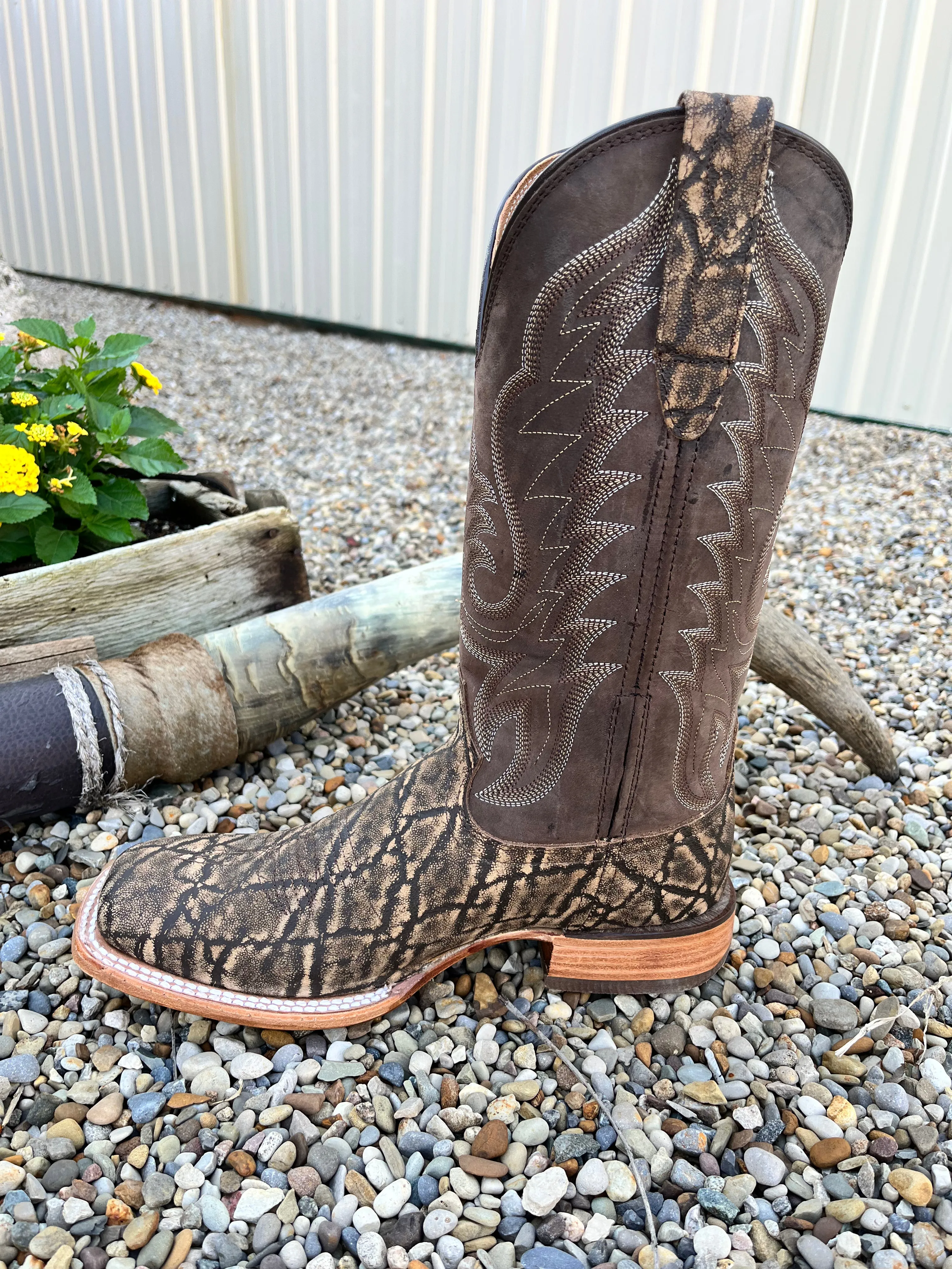 Durango Men's Arena Pro Rustic Tobacco Cowboy Square Toe Boots DDB0414