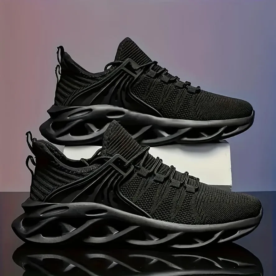 Elite Fitness Men's Athletic Sneakers - Ultra-Breathable, Non-Slip, Secure Lace-Up Closure for Intensive Gym Workouts, Training, and Fitness Sessions