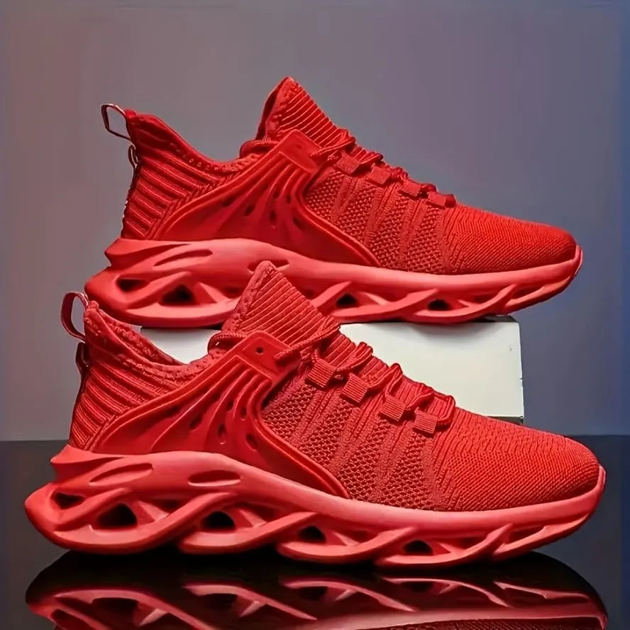 Elite Fitness Men's Athletic Sneakers - Ultra-Breathable, Non-Slip, Secure Lace-Up Closure for Intensive Gym Workouts, Training, and Fitness Sessions