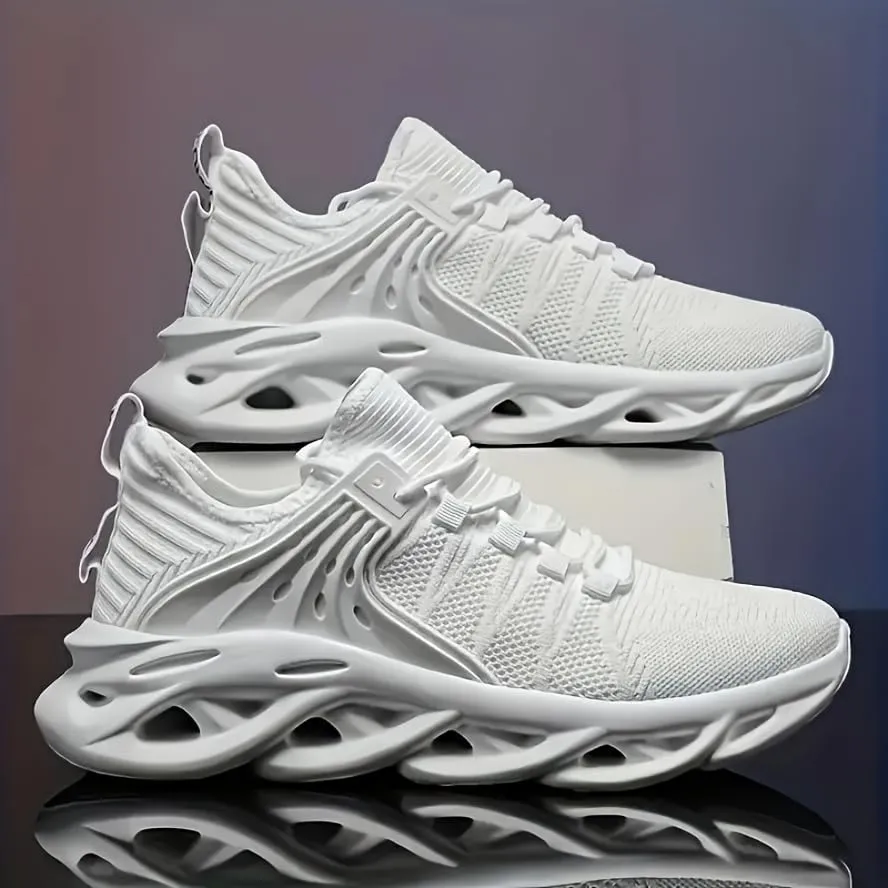 Elite Fitness Men's Athletic Sneakers - Ultra-Breathable, Non-Slip, Secure Lace-Up Closure for Intensive Gym Workouts, Training, and Fitness Sessions