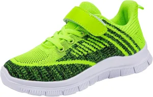 Fashion All Season Children Boys Sports Shoes Flat Thick Bottom Lightweight Non Slip Lace Up Hook Loop Shoes Kids Boys